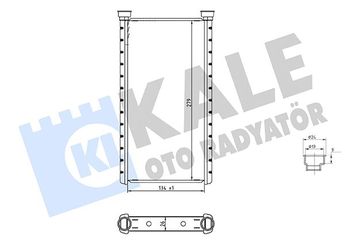 Kalorifer Radyatörü  KALE 370680  4H0898037