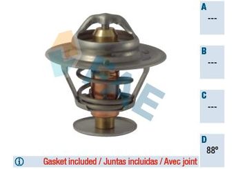 Termostat 88 °C  FAE 5305788  ERR2803 2120005D11 9194101 1N0115171 1N01-15-171 21200-05D11 2120076206 21200-76206 21200V0705 21200-V0705 2120996011 21209-96011 91 94 101
