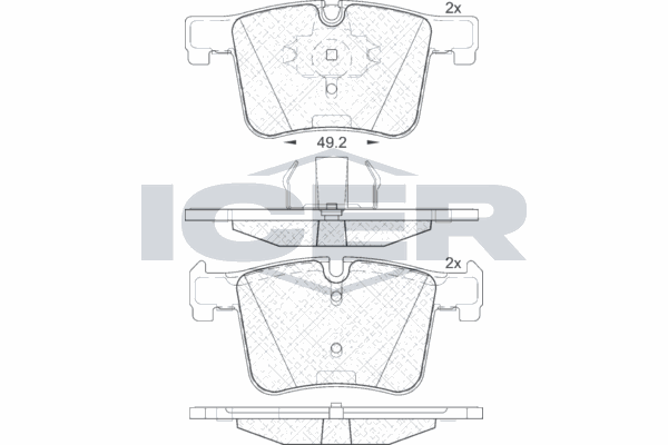 Fren Disk Balata Ön BMW 4 Serisi Coupe (F32)(2013->)  BRAXIS AA0171