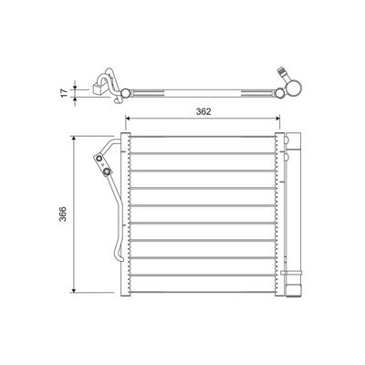 Klima Radyatörü  VALEO 817801