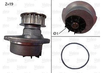 Devirdaim Su Pompası  VALEO 506030  12395558 12397649 1334011 1334024 90234200 90325661 90392900 90273923 90349240