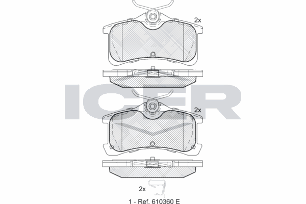 Fren Disk Balata Arka Toyota Corolla (E11)(2000->)  KRAFTVOLL 07010569