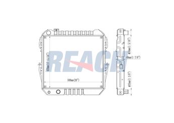 Su Radyatörü  ORİS 222-4811  1640054630 J1640054630 1640004010 1640054610 164005B470 J1640054610 J1640058500