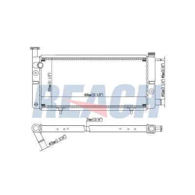 Su Radyatörü  Peugeot 405 S.Wagon (09.1987->)  MGA 80608