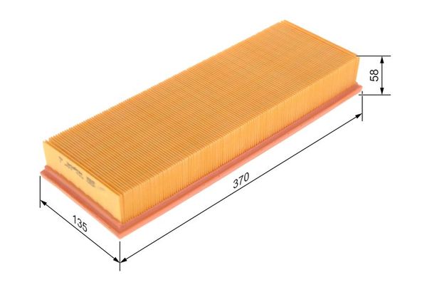 Hava Filtresi  Seat Inca (6K9)(09.1995->)  BOSCH 1 457 433 058