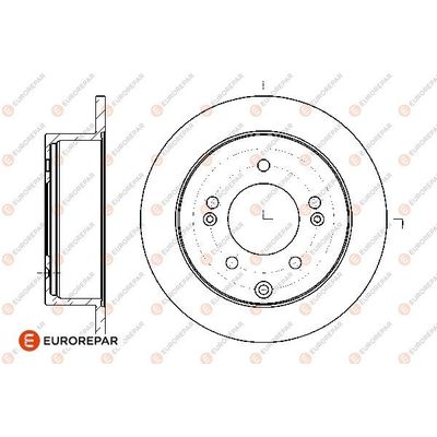 Fren Disk Ayna Arka Sağ ve Sol Kia Soul (AM)(2008->)  EUROREPAR 1667871780