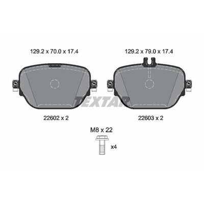 Fren Disk Balata Ön MERCEDES ORJINAL A0004207603