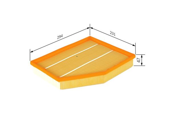 Hava Filtresi  BMW Z4 M Serisi Roadster (E85)(2006->)  BOSCH 1 457 433 094