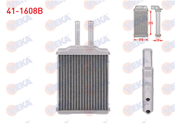 Kalorifer Radyatörü  VEKA 41-1608B  96327370 96472174 P96327370