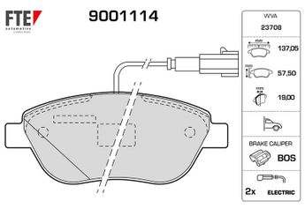 Fren Disk Balata Ön FTE 9001114  77365468 5741585 5743721 71770094 77365026 77366530 71770046 71770106 71770116 77364599 77365379 77365716 77365810 77367327 1605268 95518218 95599885