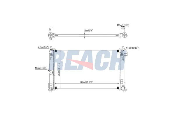 Su Radyatörü  Toyota C-HR (X10)(10.2016->)  VEKA 16-4426