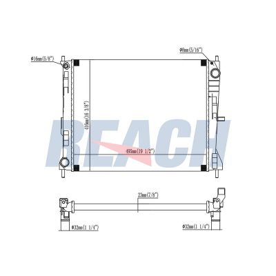 Su Radyatörü  Renault Grand Modus (01.2008->)  AXAM 02-22-05-4038