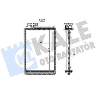 Kalorifer Radyatörü  Citroen C6 (09.2005->)  PSA ORJINAL 6448S7
