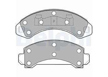 Fren Disk Balata Arka DELPHI LP1173  3648797 4056992