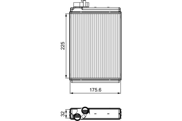 Kalorifer Radyatörü  Audi RS 5 Coupe (8T)(03.2010->)  VALEO 811507