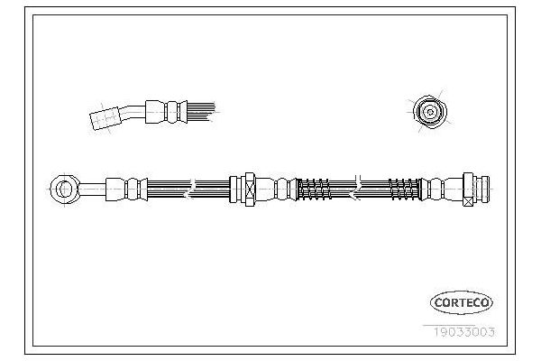 Fren Hortumu Ön Sol OSSCA 01251