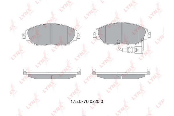 Fren Disk Balata Ön Volkswagen Golf VII Variant (BA5)(04.2013->2017)  MANDO MBF015269