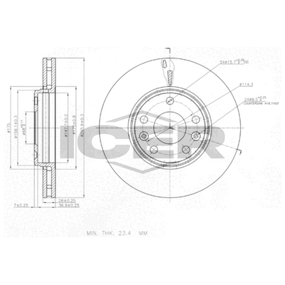 Fren Disk Ayna Ön Sağ ve Sol Renault Latitude (2010->)  RENAULT ORJINAL 402064408R