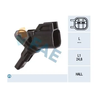 Abs Sensörü Ön Sağ veya Sol Ford Focus Cabrio (CA5)(2006->)  FAE 78180