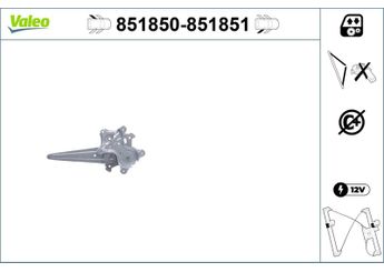 Cam Krikosu Arka Sol VALEO 851850  6980442040 69804-42040