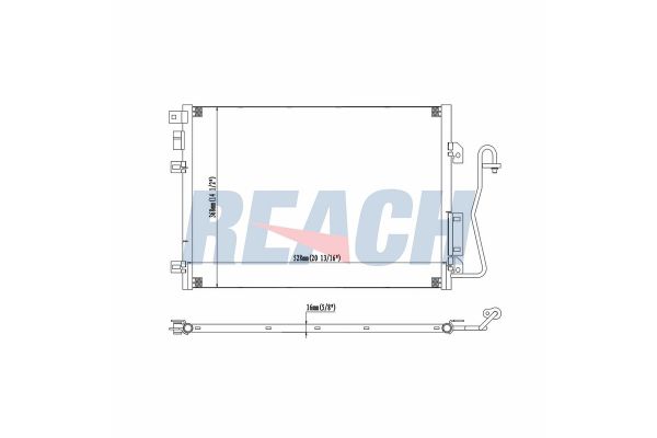 Klima Radyatörü  Renault Clio Symbol I (Makyajlı)(03.2002->)  MGA 82232