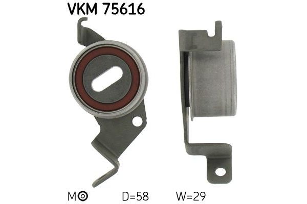 Triger Gergi Rulmanı  Mitsubishi Carisma 4 Kapı (DA0)(1996->)  SKF VKM 75616