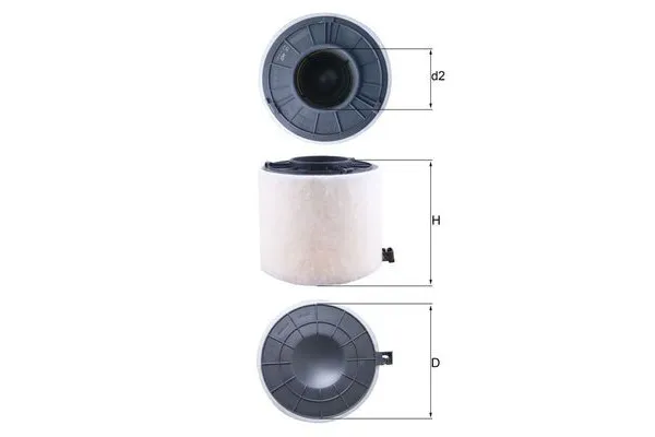 Hava Filtresi  Audi A5 Sportback (F5F)(10.2019->)  MAHLE LX 4407