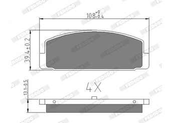 Fren Disk Balata Arka SWAPP 44353  