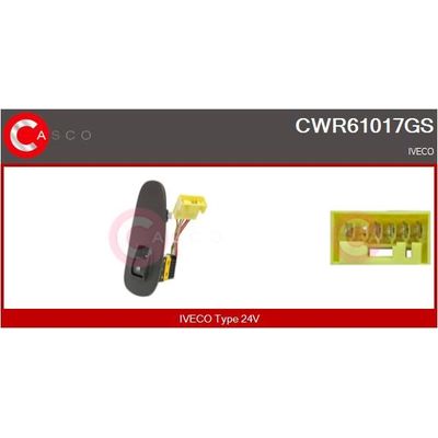 Cam Açma Düğmesi Ön Sağ IVECO ORJINAL 5801449047