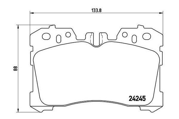 Fren Disk Balata Ön BREMBO P 83 075