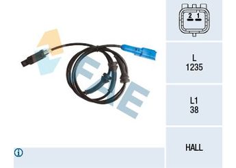 Abs Sensörü Ön Sağ veya Sol PSA ORJINAL 9674577980  9674577980 4545K5 4545 K5 96 745 779 80