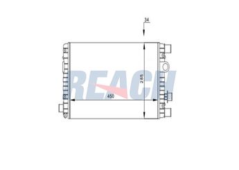 Su Radyatörü  MAHER 10467  46558704