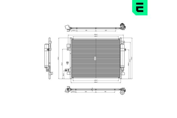 Klima Radyatörü  Nissan Note (E12)(2013->)  ERA 667444
