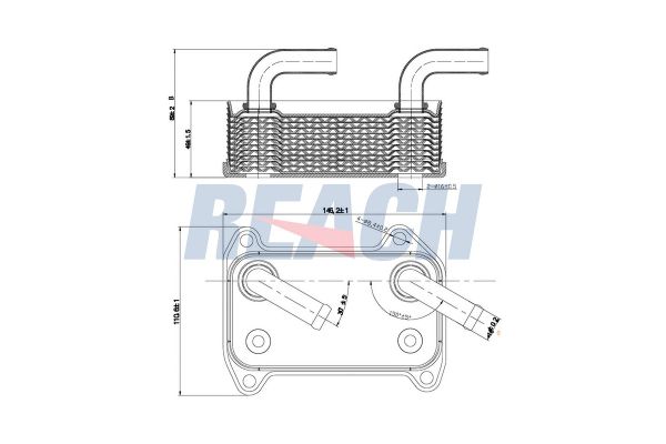 Motor Yağ Soğutucu  Volvo V40 S.Wagon [Combi] (09.1995->)  GVA 4299001