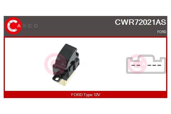 Cam Açma Düğmesi Ön Sağ ROCKSWELL A217