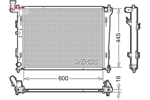 Su Radyatörü  DENSO DRM41004