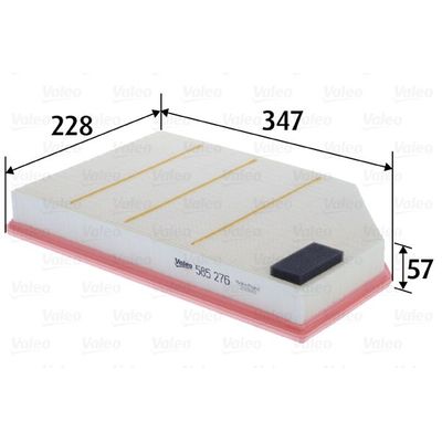 Hava Filtresi  Volvo S60 Cross Country (03.2015->)  VALEO 585276