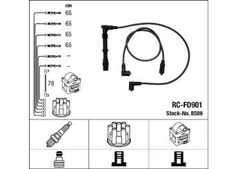 Buji Kablosu  NGK 8589  