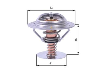 Termostat  GATES TH43080  130610001 TC10701 TC107-01 TC10705 TC107-05 TC107130610001 TC107-1306100-01 TC107130610001M TC107-1306100-01M TC107130610005 TC107-1306100-05 TKG130610051 16210001 16210003
