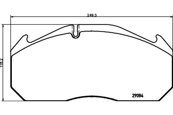 Fren Disk Balata Ön BEŞER 3497
