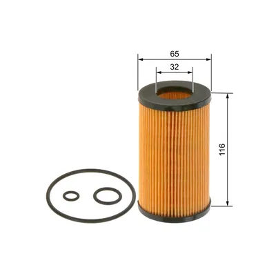 Yağ Filtresi  Mercedes Viano 4 Matıc (639)(06.2006->)  BOSCH 0 986 TF0 011