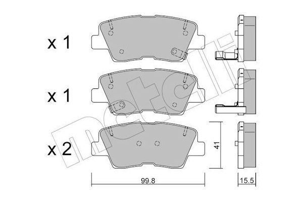 Fren Disk Balata Arka Ssangyong Tivoli (2015->)  MANDO RMPK37