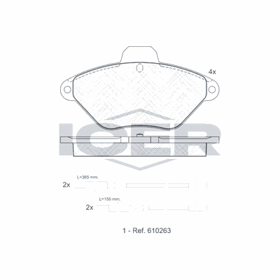 Fren Disk Balata Ön Citroen Xantia Break (01.1998->)  OTOZONE FDO4047-R