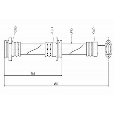 Fren Hortumu Ön Sağ veya Sol CAVO C800 339A
