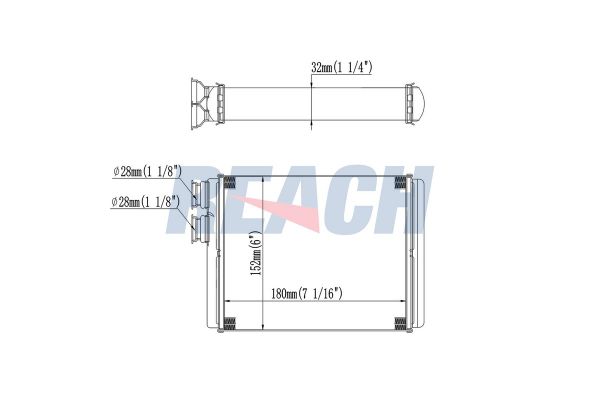 Kalorifer Radyatörü  PSA ORJINAL 6448V3