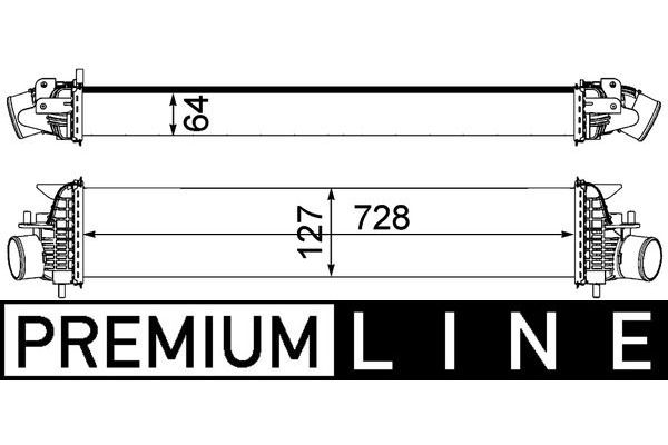 Turbo Radyatörü  Nissan Murano (Z51)(06.2008->)  MAHLE CI 318 000P