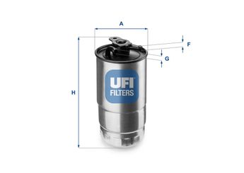 Yakıt Filtresi  UFI 24.427.00  13327787825 13327785350 93171658 WFL000070 813030