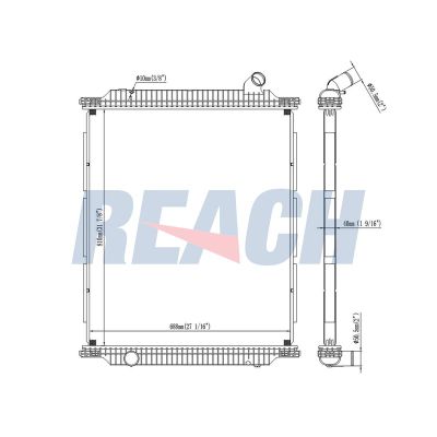 Su Radyatörü  VEKA 16-3801