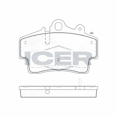 Fren Disk Balata Ön Porsche Cayman (Typ 987C)(08.2005->)  AYD 60646A