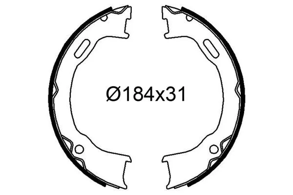 Fren Pabuçlu Balata Arka VALEO 564273